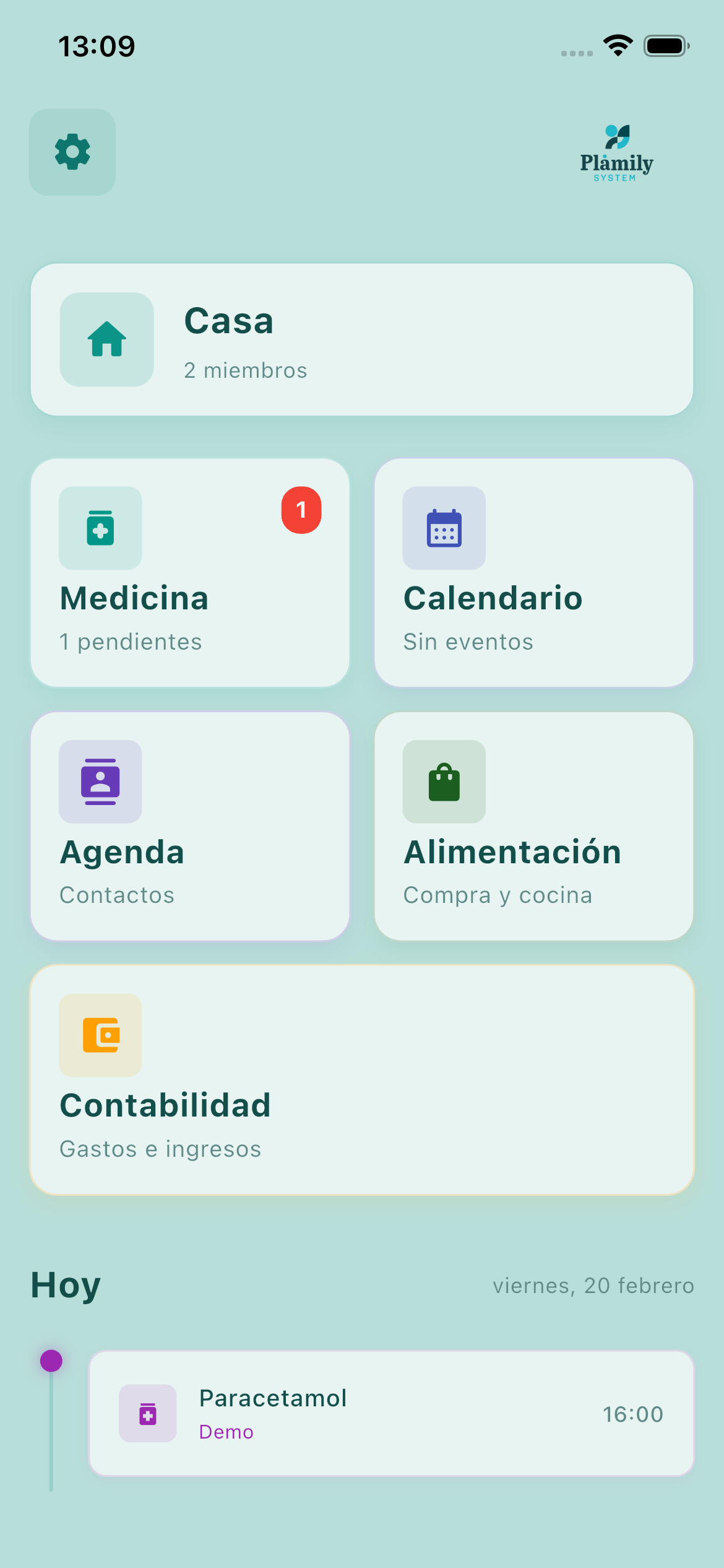Plamily App Screenshot